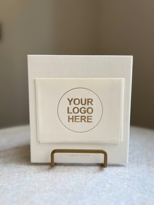 Sample -Corcard. Custom gift card holder. Corporate gifting.