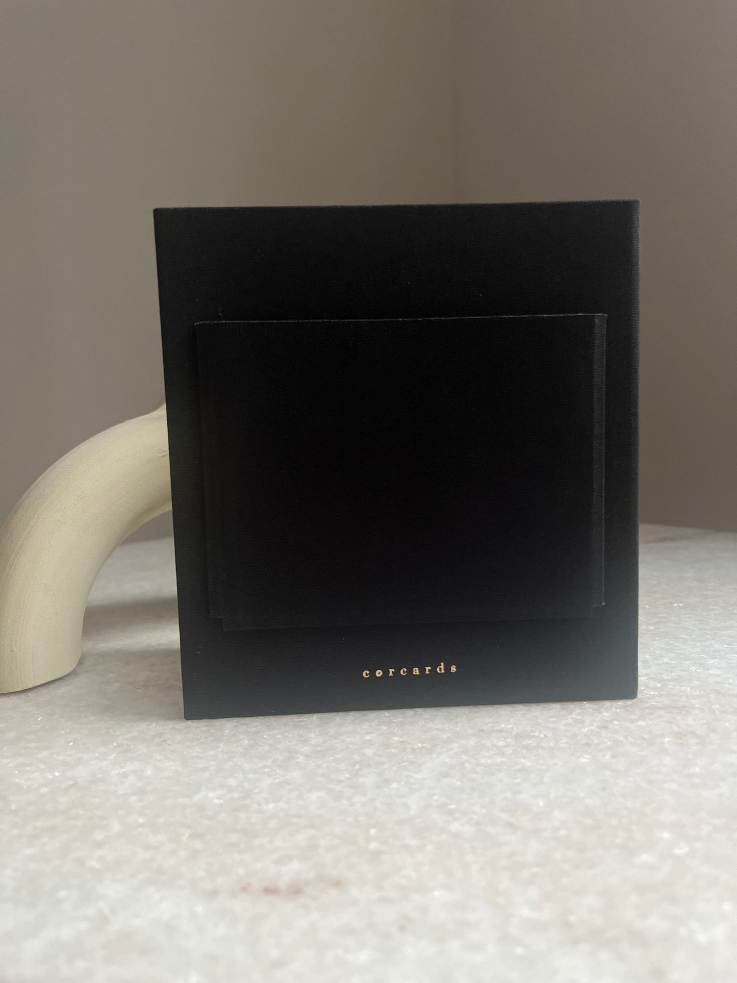 Modern Gift Card Holder - Black 'Celebrate'
