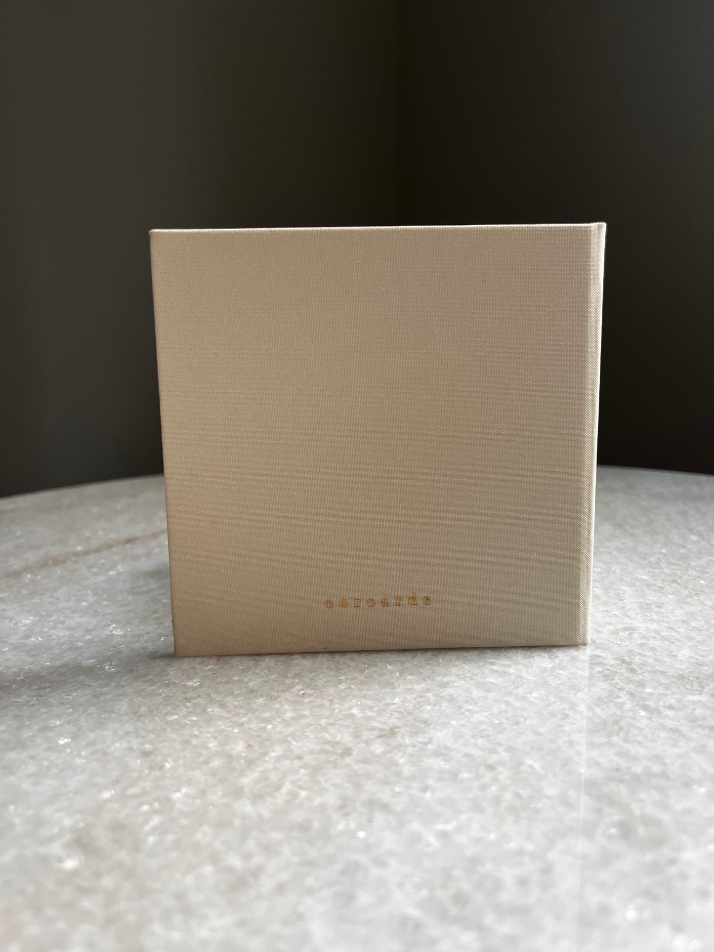 MINI Modern Gift Card Holder -Oatmeal Beige 'Thank you'